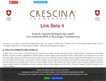 Tablet Screenshot of crescina.it